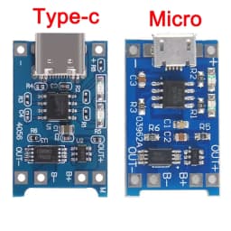 2/5PCS 5V 1A Micro/Type-c/Mini 18650 TP4056 Lithium Battery Charger Module Charging Board With Protection Dual Functions Li-ion