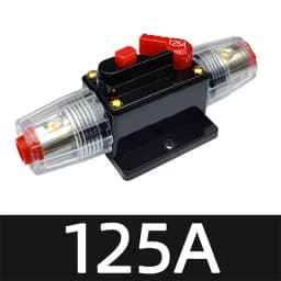20-300 Ampere Car Audio System Manual Reset Waterproof Marine Circuit Breaker Reset Fuse 12V-48V DC Waterproof Circuit Breaker