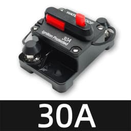 20-300 Ampere Car Audio System Manual Reset Waterproof Marine Circuit Breaker Reset Fuse 12V-48V DC Waterproof Circuit Breaker