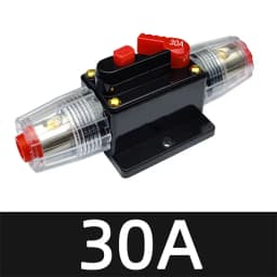 20-300 Ampere Car Audio System Manual Reset Waterproof Marine Circuit Breaker Reset Fuse 12V-48V DC Waterproof Circuit Breaker