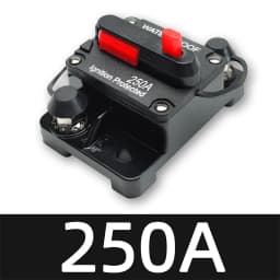 20-300 Ampere Car Audio System Manual Reset Waterproof Marine Circuit Breaker Reset Fuse 12V-48V DC Waterproof Circuit Breaker