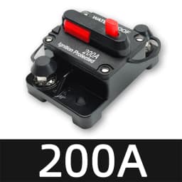 20-300 Ampere Car Audio System Manual Reset Waterproof Marine Circuit Breaker Reset Fuse 12V-48V DC Waterproof Circuit Breaker