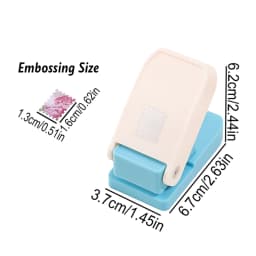 Rectangular Postage Stamp Punches Lever Action Puncher for Paper Crafting Scrapbooking DIY Projects Arts Crafts Supplies Scrapbo