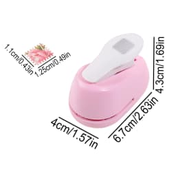 Rectangular Postage Stamp Punches Lever Action Puncher for Paper Crafting Scrapbooking DIY Projects Arts Crafts Supplies Scrapbo