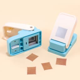 Rectangular Postage Stamp Punches Lever Action Puncher for Paper Crafting Scrapbooking DIY Projects Arts Crafts Supplies Scrapbo