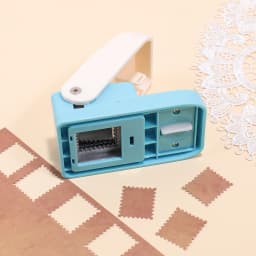 Rectangular Postage Stamp Punches Lever Action Puncher for Paper Crafting Scrapbooking DIY Projects Arts Crafts Supplies Scrapbo