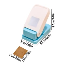 Rectangular Postage Stamp Punches Lever Action Puncher for Paper Crafting Scrapbooking DIY Projects Arts Crafts Supplies Scrapbo