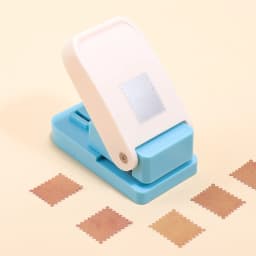 Rectangular Postage Stamp Punches Lever Action Puncher for Paper Crafting Scrapbooking DIY Projects Arts Crafts Supplies Scrapbo