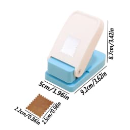 Rectangular Postage Stamp Punches Lever Action Puncher for Paper Crafting Scrapbooking DIY Projects Arts Crafts Supplies Scrapbo