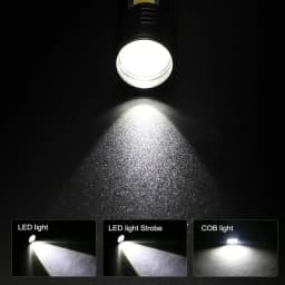 COB+XPE Mini Portable Flashlight Zoomable Small Torch USB Rechargeable Outdoor Camping Fishing Long Range Emergency Lantern