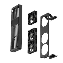 Thermalright MC-3 DIGITAL BLACK Digital Display Screen Memory Heatsink, Suitable for DDR/DDR2/DDR3/DDR4/DDR5, 40x40x10mm Fan X3
