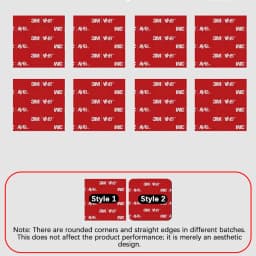 【Multiple Sizes】3M Gray VHB Double-Sided Adhesive Strong Bond No-Leave Glue Suitable for Decoration and Adhesion