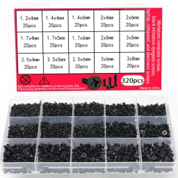 780pcs Miniature Computer Screw Set for PCs Laptops SSDs CPU Coolers Miniature Glasses Electronic Repair Screws