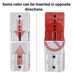 2/4/6PCS 50A 120A 175A 350A Battery Charging Connector 600V High Current Quick Power Plug for Electric Car Battery,Solar Cable