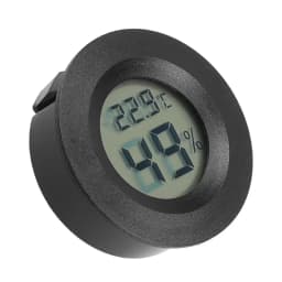 4 Pcs Mini Hygrometer Thermometer Meter Digital LCD Monitor Indoor Room Round Humidity Temperature Gauge