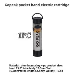 GOPEAK 5050 LED Small Light Key Clip Cap with 7 Colors Outdoor Emergency Pocket Flashlight Long Endurance for Disaster Relief