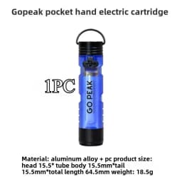 GOPEAK 5050 LED Small Light Key Clip Cap with 7 Colors Outdoor Emergency Pocket Flashlight Long Endurance for Disaster Relief