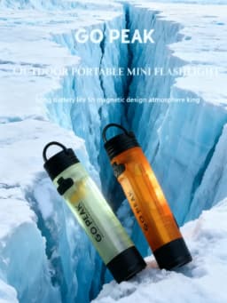 GOPEAK 5050 LED Small Light Key Clip Cap with 7 Colors Outdoor Emergency Pocket Flashlight Long Endurance for Disaster Relief