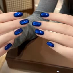 MIANEL 1pc Blue Cat Eye Nail Gel Polish Semi Permanent Nail Art Soaking UV LED Nail Salon DIY Nail Salon Gel