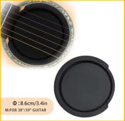 Acoustic Guitar Sound Hole Cover Classical Noise Reduction, Buster Muffler, Prevent Feedback for Guitars Accessories