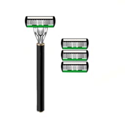 High Quality Man Safety Razor Blade 6 Layer German Stainless Steel Shaving Cartridges Compatible Mach Shaver