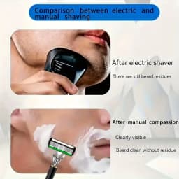 High Quality Man Safety Razor Blade 6 Layer German Stainless Steel Shaving Cartridges Compatible Mach Shaver
