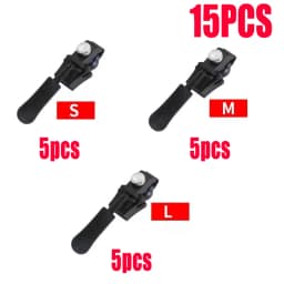 Universal Detachable Metal Zipper Slider Puller Detachable Instant Repair Kit DIY Replacement Lever Locks for Clothing Luggage