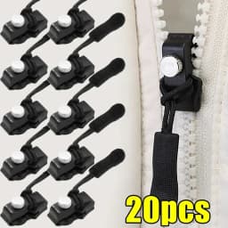 Universal Detachable Metal Zipper Slider Puller Detachable Instant Repair Kit DIY Replacement Lever Locks for Clothing Luggage