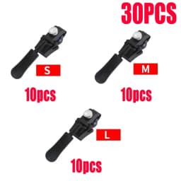 Universal Detachable Metal Zipper Slider Puller Detachable Instant Repair Kit DIY Replacement Lever Locks for Clothing Luggage