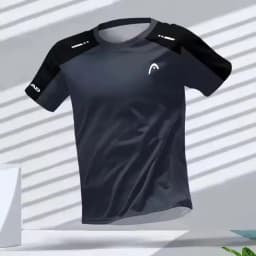 Men's T-shirts Outdoor Sports Running Tees Workout Quick-drying Breathable Round Neck Short Sleeve Casual Fashion Loose Tops