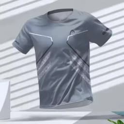 Men's T-shirts Outdoor Sports Running Tees Workout Quick-drying Breathable Round Neck Short Sleeve Casual Fashion Loose Tops