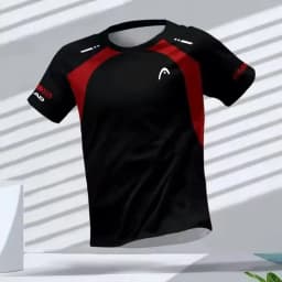 Men's T-shirts Outdoor Sports Running Tees Workout Quick-drying Breathable Round Neck Short Sleeve Casual Fashion Loose Tops