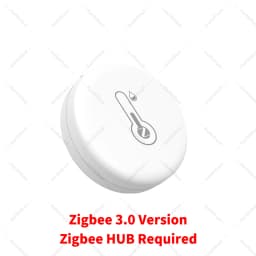 Zigbee Temperature Humidity Sensor Standard Zigbee 3.0 Hub Required Work with Home Assistant Yandex Alexa ZHA Zigbee2MQTT