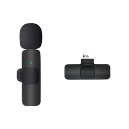 Mini Wireless Lavalier Microphone for iPhone Video Recording Live Streaming YouTube Tik - Portable Mobile Phone Microphone