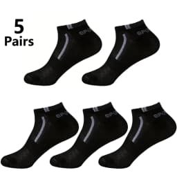 30Pairs Men's Color-block Mesh Breathable Ankle Socks Absorb Sweat Casual Sports Short Socks for Men