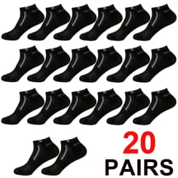 30Pairs Men's Color-block Mesh Breathable Ankle Socks Absorb Sweat Casual Sports Short Socks for Men