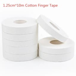 White Sports Athletic Adhesive Fingers Tape for Weight Lifting Volleyball Boulder Climbing Basketball GYM Training Skin-Friendly