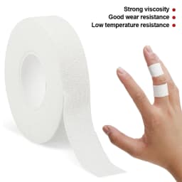 White Sports Athletic Adhesive Fingers Tape for Weight Lifting Volleyball Boulder Climbing Basketball GYM Training Skin-Friendly