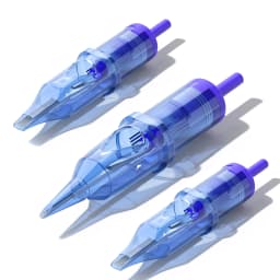 Blue Frog 10PCS Cartridge Tattoo Needles RL RS RM M1 HRL Disposable Sterilized Safety Tattoo Needle For Art Tattoo Equipment
