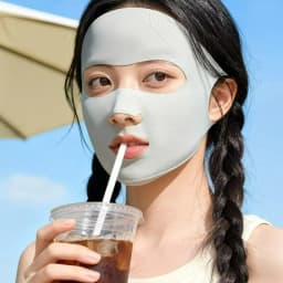 Light and Full Facial Sunscreen Mask in Spring and Summer Outdoor Ear-mounted Running Nylon Open Breathable Nose Cycling Masks