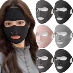 Light and Full Facial Sunscreen Mask in Spring and Summer Outdoor Ear-mounted Running Nylon Open Breathable Nose Cycling Masks