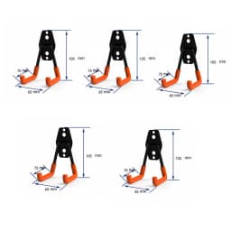 Heavy Duty Metal Hook Garage Organizer Wall Mount Bicycle Hanger Hooks Wall Mount Anti-slip Ladders Storage Hook Garden Tool