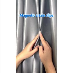 Magnetic Curtain Clips, Drill-Free Fasteners. Powerful Magnetic Hold Design. Suitable for Living Room and Bedroom Curtains
