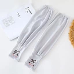 Summer Ice Silk Sun Protection Sleeves Outdoor Driving UV Protection Rabbit Ice Sleeves Women's Loose Arm Protection Sleeves