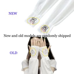 Summer Ice Silk Sun Protection Sleeves Outdoor Driving UV Protection Rabbit Ice Sleeves Women's Loose Arm Protection Sleeves