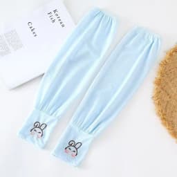 Summer Ice Silk Sun Protection Sleeves Outdoor Driving UV Protection Rabbit Ice Sleeves Women's Loose Arm Protection Sleeves