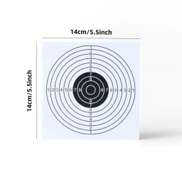 20/60/100Pcs 5.5 Inch Vertical Square Target Shooting Target Stickers Reactive Hunting Shooting Training Paper for Hunting