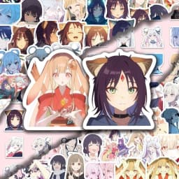 100pcs/set Cartoon Cosmic Princess Kaguya Anime Graffiti Stickers Toys Skateboard Laptop Motorcycle Phone Car Waterproof Sticker