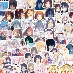 100pcs/set Cartoon Cosmic Princess Kaguya Anime Graffiti Stickers Toys Skateboard Laptop Motorcycle Phone Car Waterproof Sticker