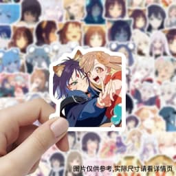 100pcs/set Cartoon Cosmic Princess Kaguya Anime Graffiti Stickers Toys Skateboard Laptop Motorcycle Phone Car Waterproof Sticker